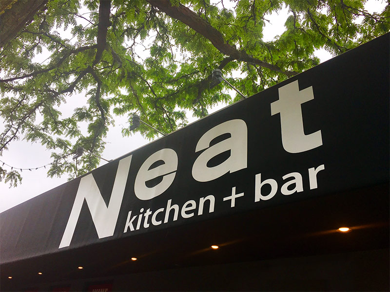 neat kitchen and bar reopening